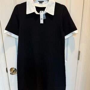 Theory Black and White dress